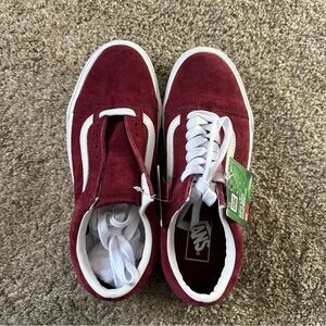 Vans Old Skool Maroon Suede shoes